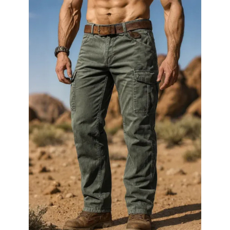 Wedding Job - 2026 新しい戦術的なカーゴパンツ男性綿オーバーオール屋外作業ズボンビッグサイズ Hombre 服迷彩ハイキングパンツ