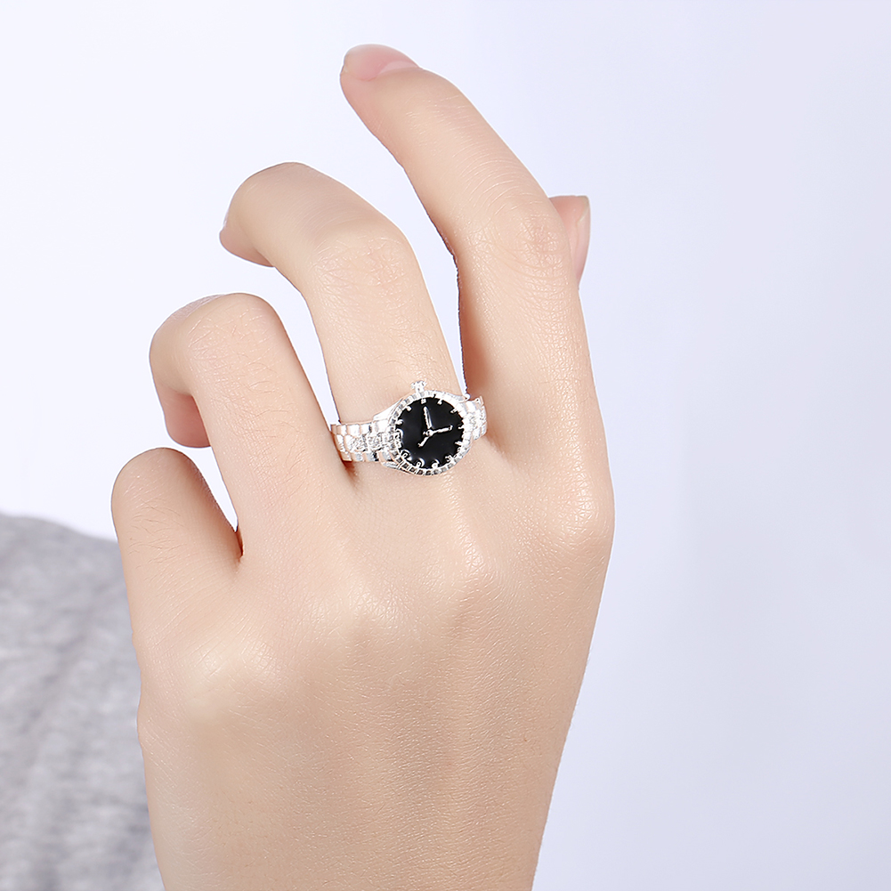 高級925スターリングシルバー腕時計,女性用,ジルコンリング - Wedding Job のレビューと価格