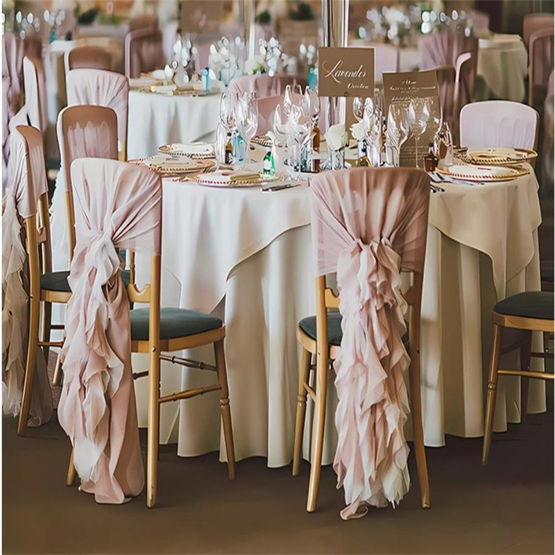 竹製の椅子の装飾、キアヴァリチェアのサッシュボール、結婚式の - Chair Sash Organza のレビューと価格
