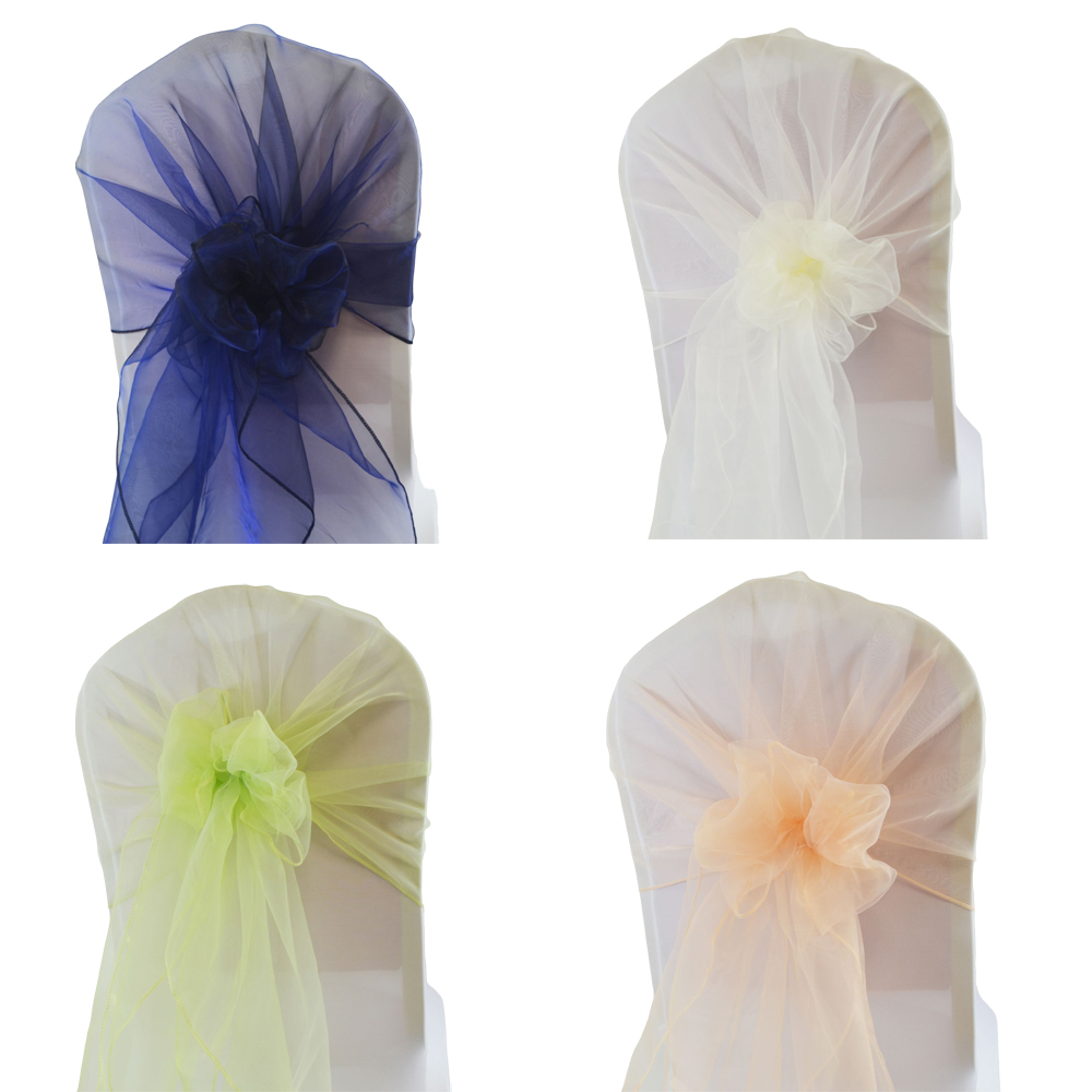 65 × 275 センチメートルオーガンザ椅子サッシュウェデ - Chair Sash Organza のレビューと価格