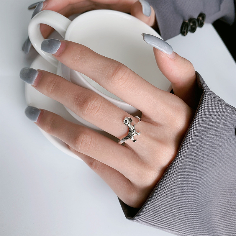 女性のための925シルバーオープン恐竜リング,ウェディングフ - Wedding Job のレビューと価格