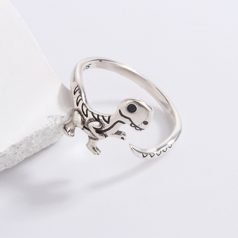 女性のための925シルバーオープン恐竜リング,ウェディングフ - Wedding Job のレビューと価格