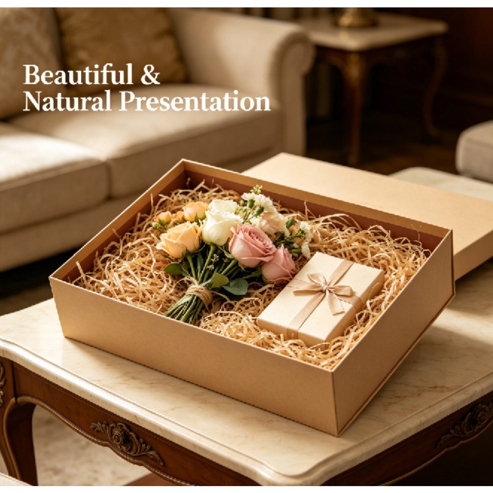 ナチュラルヴィンテージラフィアシュレッドフィラーDIYギフト - Wedding Floral Supply のレビューと価格