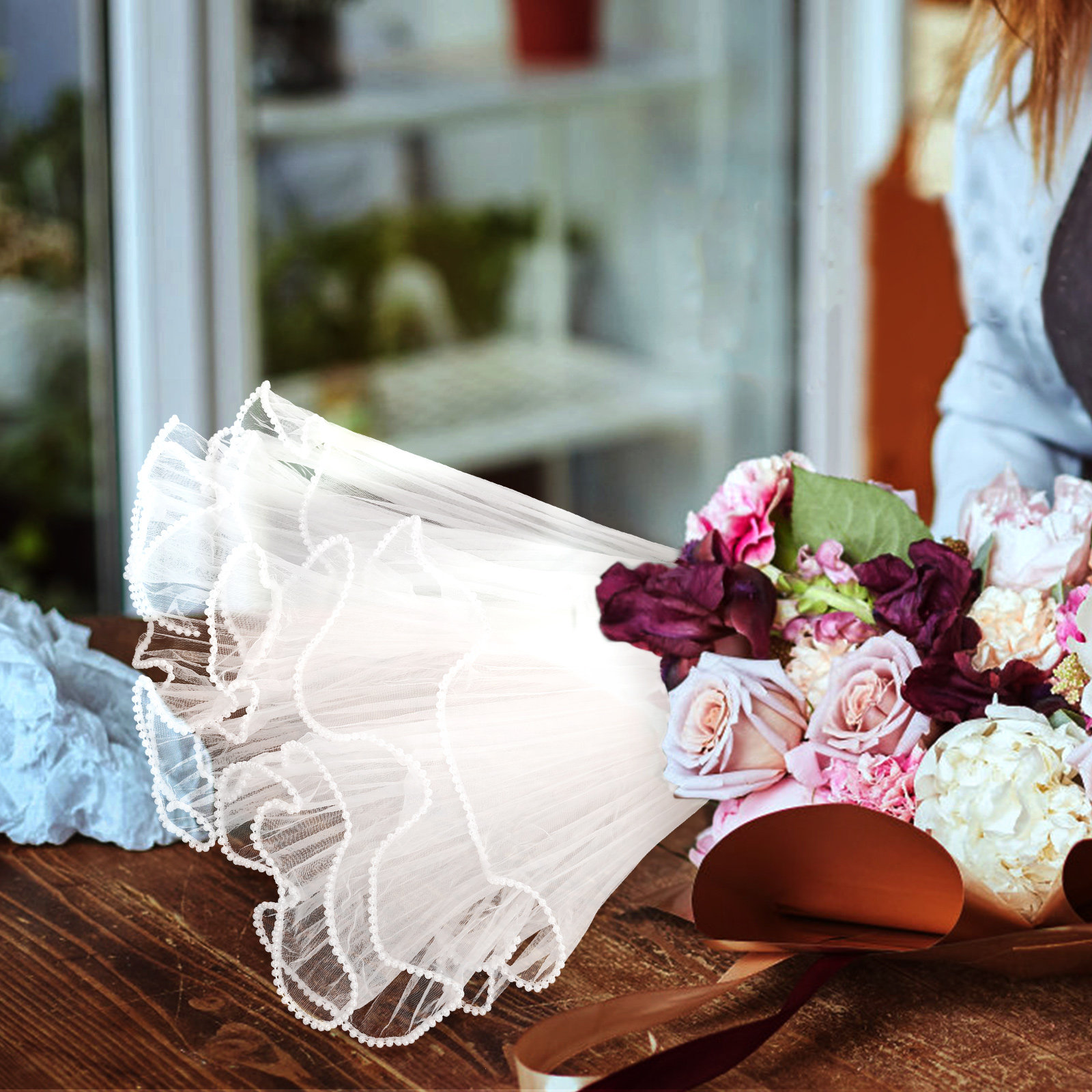 パールメッシュフラワーラッピングネット（ブーケ用）エレガント - Wedding Floral Supply のレビューと価格