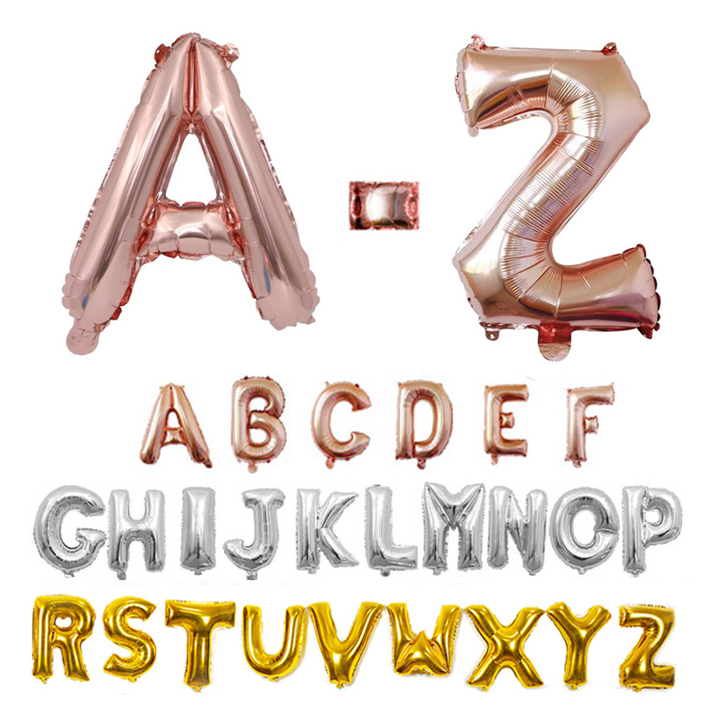 16 32 40 インチホイルレターバルーン A-Z 空気ヘ - Wedding Z のレビューと価格