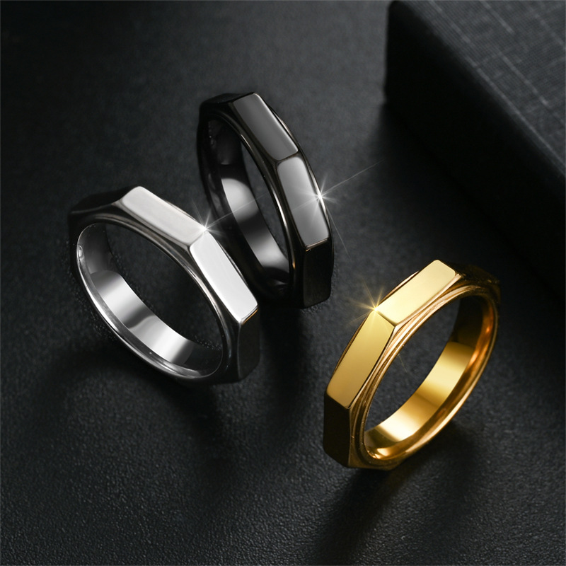 5 ミリメートルファッション六角チタン鋼リングナット形状不安 - Wedding Zone のレビューと価格